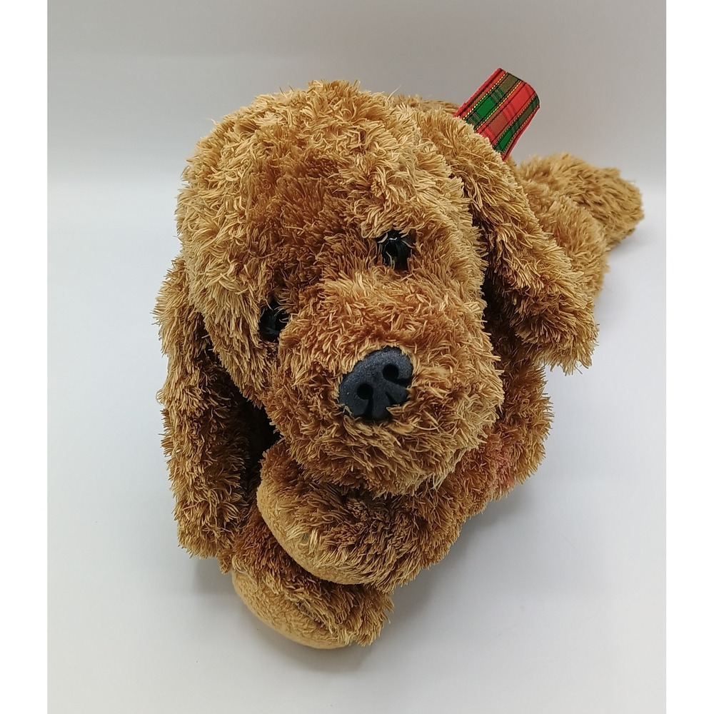 16" 2003 Princess Soft Toys Golden Brown Floppy Beanbag Plush Puppy Dog B3